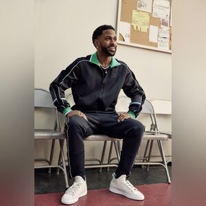 Puma X Big Sean T7 Detroit Velvet Side Stripe Embroidered Logo Track Pants